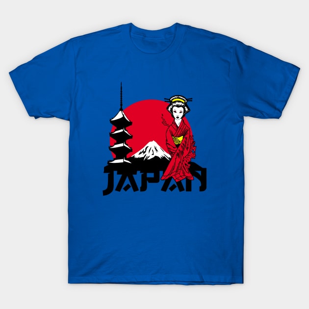 Japan T-Shirt by carloj1956